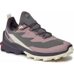 Trekingová obuv Salomon Cross Over 2 Gtx W GORE-TEX L47271200 Quail/Nightshade/Vanilla Ice