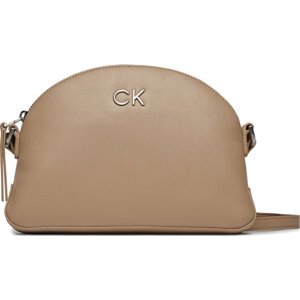 Kabelka Calvin Klein Re-Lock Seasonal Crossbody Md K60K611444 Silver Mink PFA