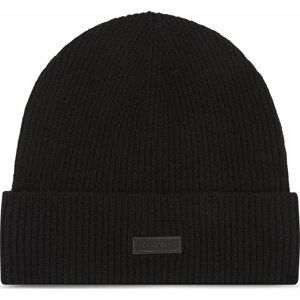 Čepice Calvin Klein Cashmere Beanie K50K510974 Ck Black BAX