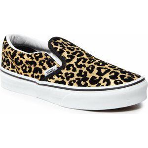 Tenisky Vans Classic Slip-On VN0A4UH8ABS1 (Flocked Leopard) Black/T