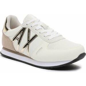 Sneakersy Armani Exchange XDX031 XV137 S934 Beige+Gold