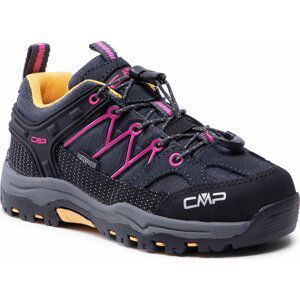 Trekingová obuv CMP Kids Rigel Low Trekking Shoe Wp 3Q54554 Antracite/Bouganville 54UE