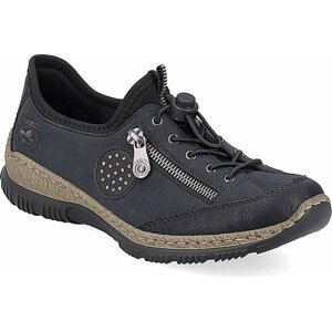 Sneakersy Rieker N3268-14 Schwarz / Pazifik / Schwarz 14
