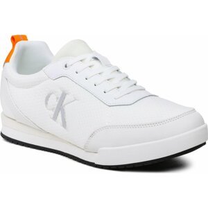 Sneakersy Calvin Klein Jeans Low Profile Oversized Mesh YM0YM00623 White/Creamy White 0K6