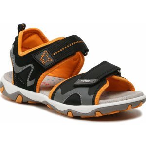 Sandály Superfit 1-009470-0010 D Black/Orange