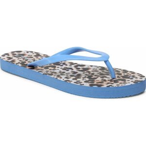 Žabky ONLY Shoes Onllitzia Printed Flip Flop 15289331 Light Blue/Animal