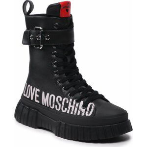 Polokozačky LOVE MOSCHINO JA15695G1HIA0000 Nero