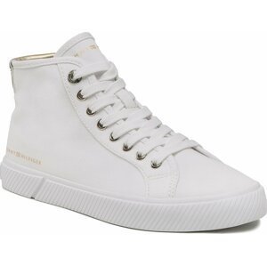 Sneakersy Tommy Hilfiger Essential Highcut Sneaker FW0FW07120 White YBS