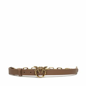 Dámský pásek Pinko Love Day Macro Chain H2 Belt AI 23-24 PLT01 100139 A0F1 Beige D01Q