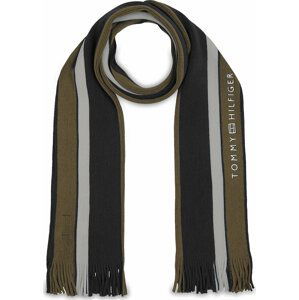 Šál Tommy Hilfiger Corporate Raschelle Scarf AM0AM11493 Black BDS