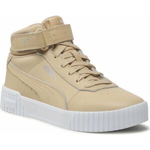 Sneakersy Puma Carina 2.0 Mid 385851 04 Light Sand/Silver/White