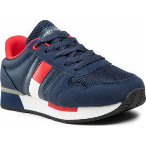 Sneakersy Tommy Hilfiger Low Cut Lace-Up Sneaker T3B4-30482-0732 M Blue 800