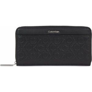 Dámská peněženka Calvin Klein Ck Must Lg Z/A Wallet W/Slip Emb K60K611322 Ck Black BAX