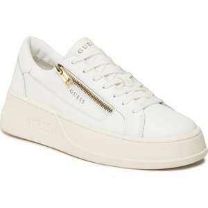 Sneakersy Guess Avellino Zip FM7CAZ LEA12 WHITE