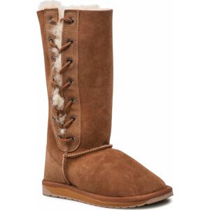 Boty EMU Australia Platinum Hi Lace WP11872 Chestnut