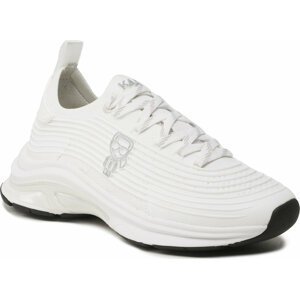 Sneakersy KARL LAGERFELD KL63160 White Knit Textile