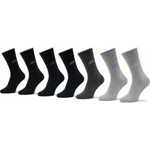 Sada 7 párů pánských vysokých ponožek Tom Tailor 90252 Dark Navy 545