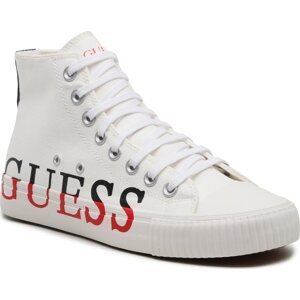 Plátěnky Guess New Winners Mid FM6NWM FAB12 WHITE