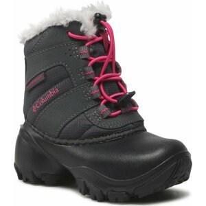 Sněhule Columbia Childrens Rope Tow III Waterproof BC1323 Dark Grey/Haute Pink 089