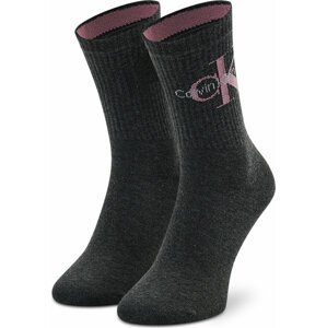 Dámské klasické ponožky Calvin Klein Jeans 701218750 Dark Grey Melange 003