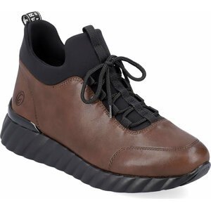 Sneakersy Remonte D5977-22 Chestnut  / Schwarz 22