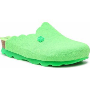 Bačkory Genuins Candy G104682 Fawx Sheepskin Green