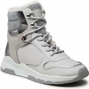 Polokozačky Tommy Hilfiger Th Outdoor Bootie FW0FW06074 Grey Whisper PQU