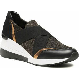 Sneakersy MICHAEL Michael Kors Geena Slip On Trainer 43F3GNFP1D Black/Bronze