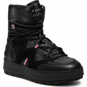 Polokozačky Tommy Hilfiger Snowboot FW0FW06052 Black BDS