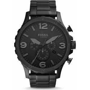 Hodinky Fossil Nate JR1401 Black/Black