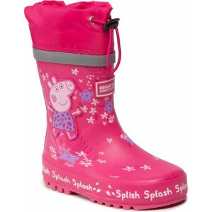 Holínky Regatta PeppaSplash Welly RKF713 PinkFustrop P9K