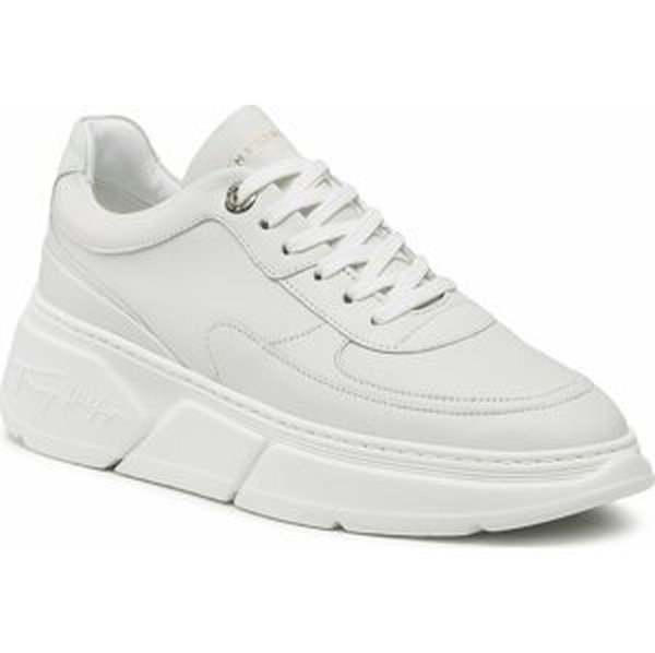 Sneakersy Tommy Hilfiger Chunky Leather Sneaker FW0FW06855 White YBR
