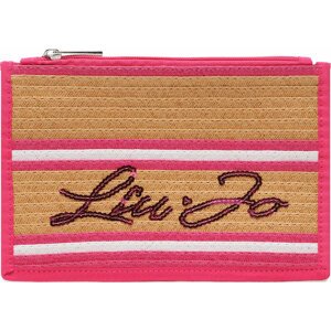 Kosmetický kufřík Liu Jo Pouch Paglia Motivo VA3171 T0300 Naturale/Fuxia 09U22