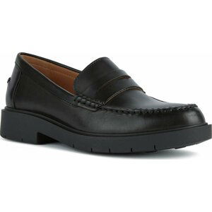 Loafersy Geox D Spherica Ec1 D25QRA 00043 C9997 Black