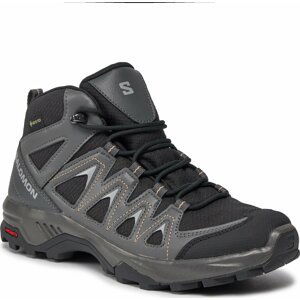 Trekingová obuv Salomon X Braze Mid GORE-TEX L47181200 Black/Magnet/Hazelnut