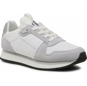 Sneakersy Calvin Klein Runner Sock Laceup R YW0YW01238 Bright White YBR
