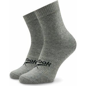 Klasické ponožky Unisex Reebok Active Foundation Quarter Socks GI0076 medium grey heather