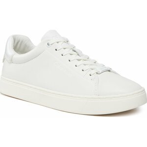 Sneakersy Calvin Klein Clean Cupsole Lace Up HW0HW01863 Triple White 0K4