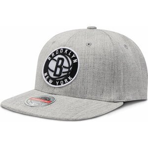 Kšiltovka Mitchell & Ness NBA Team Heather Nets HHSS3273 Grey Heather