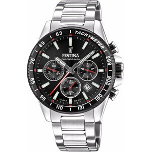 Hodinky Festina Timeless Chronograph F20560/6 Silver/Black