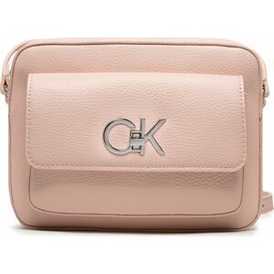Kabelka Calvin Klein Re-Lock Camera Bag With Flap Pbl K60K609397 Růžová