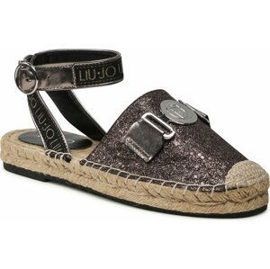 Espadrilky Liu Jo Vera 01 SA3073 EX157 Gun Metal 90011