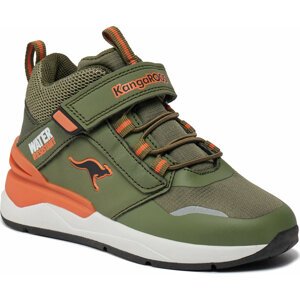 Kotníková obuv KangaRoos KD-Dose EV 18912-000-8037 Olive/Flame