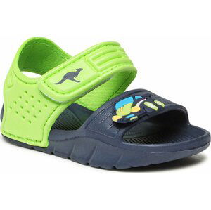 Sandály KangaRoos Kangaswim II 18557 000 4054 Dk Navy/Lime