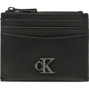 Pouzdro na kreditní karty Calvin Klein Jeans Mono Hrdw Id Cardholder W/Zip K50K510715 BDS