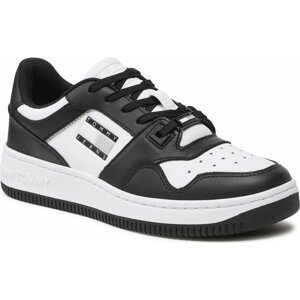 Sneakersy Tommy Jeans Retro Low Fancy EN0EN02103 Black 0GJ