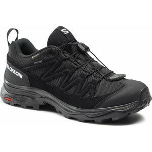 Trekingová obuv Salomon X Ward Leather GORE-TEX L47182600 Black/Black/Black