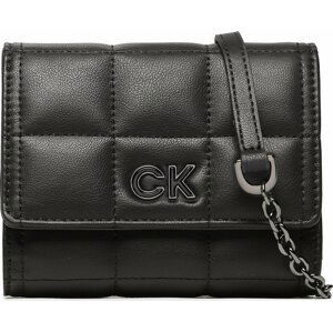 Kabelka Calvin Klein Re-Lock Quilt Trifold Md W/Strap K60K610476 BAX