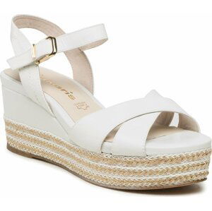 Espadrilky Tamaris 1-28001-20 White Leather 117