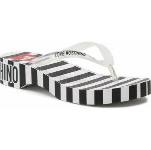 Žabky LOVE MOSCHINO JA28244G0GI3400A Nero/Bianco